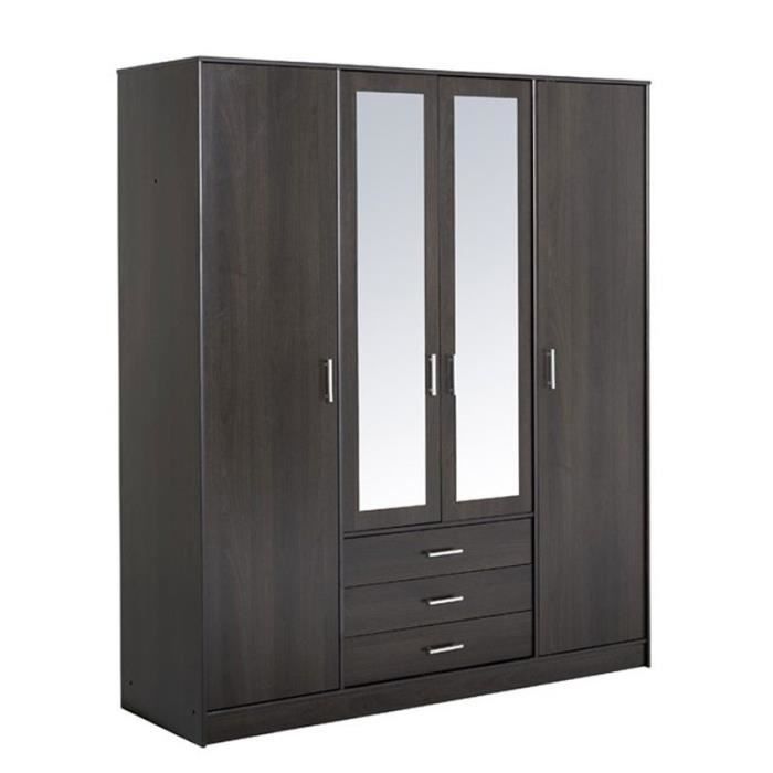 Armoire 4 Portes 3 Tiroirs Galaxy Cafe Paris Prix Achat