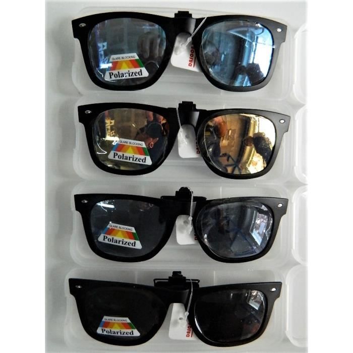 Clip solaire Universel Polaris pour montures vue plastique ou