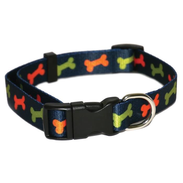 Meilleurs prix pour Collier os - ROSEWOOD - 36-51cm - Pour chien - élégant et pratique