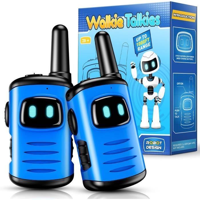 Talkie-Walkie Enfants Adeokay - Portée 300m - Léger 81g - Pour Jeux Extérieur - 3-10 Ans