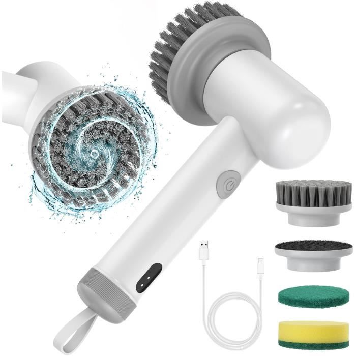 Cikonielf Épurateur électrique à rotation Épurateur de Rotation électrique, Brosse de Nettoyage Cikonielf Épurateur électrique à rotation Épurateur de Rotation électrique, Brosse de Nettoyage