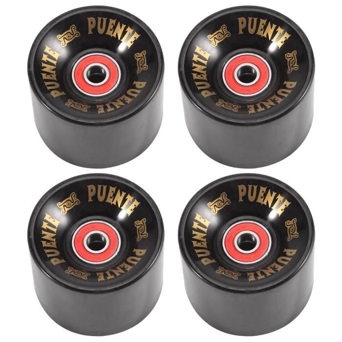 4 Roues à Roulement Pour Finger BMX - En Uréthane Et Métal, Couleurs Assorties (jaune, Blanc, Vert, Bleu, Rouge, Noir)