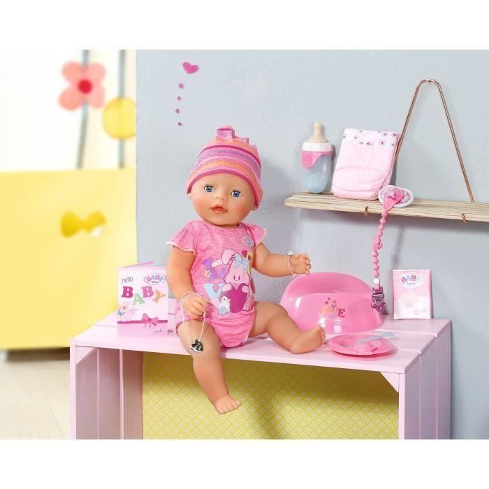 Poupon interactif Baby Born - Splash Toys - Fille - 9 fonctions - 11 accessoires inclus