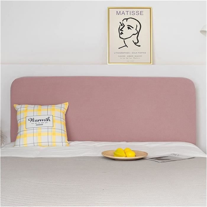 Housse De Tête De Lit Beige 90-100cm, Housse De Protection De Tête De Lit Extensible Tout Inclus