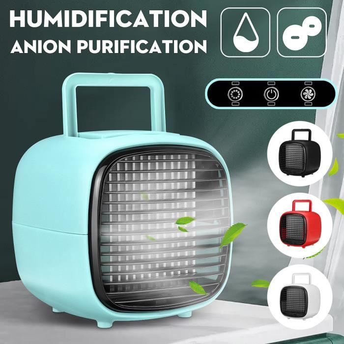 Ventilateur Brumisateur Portable 3 Vitesses 2025 - Mini Climatiseur Avec Réservoir Eau
