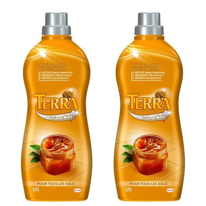 Terra Produit De Lavage Universels Savon Noir Bouteille 0 9 L Lot De 2 Achat Vente Nettoyage Sol Terra Produit De Lavage U Cdiscount