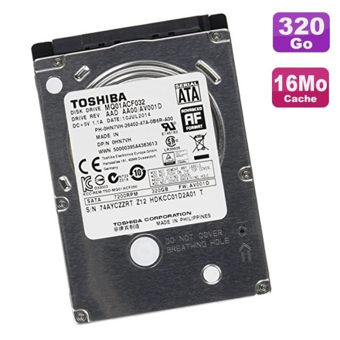 Disque Dur 2.5 1To PC Portable Toshiba/WD/SEAGATE - Vente de