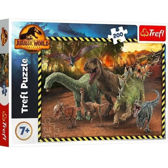 Trefl Puzzle 200 elements Dinosaurs from Jurassic Park - 5900511132878 ...