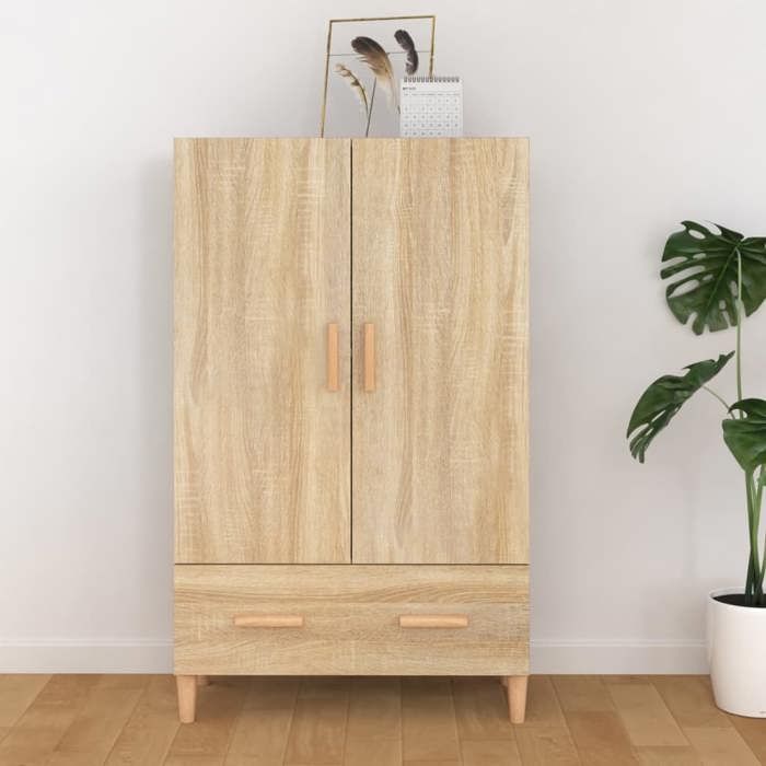 812531 vidaXL Buffet Chêne sonoma 70x31x115 cm Bois dingénierie