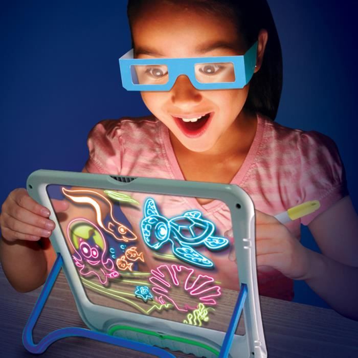 Jeux De Dessin Tablette A Dessin 3d Color N Glow Achat Vente