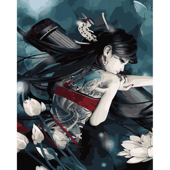 Pinceau Peinture Enfant Peinture Par Numéros Bidimensionnel Diy Peinture À L 'Huile Numéros Chevalet Peinture