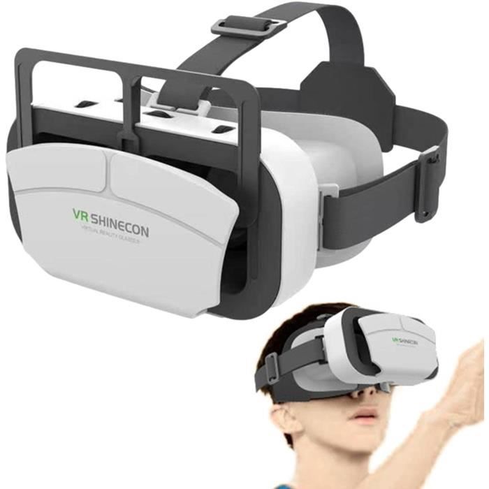 Casque Vr,Réalité 3D Virtuelle,Qualité D'Image 2K Hd & Lumière Anti