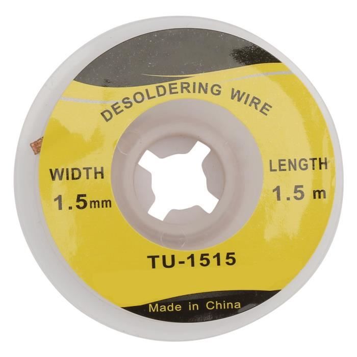 Kit Outils Soudure 3 Pièces - Pompe à Dessouder, Mèche à Dessouder Et Pince Coupante Micro