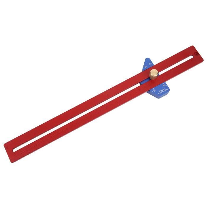 Règle De Mesure Pour Travail Du Bois – Outil Multi-fonctions – En Métal – Dimensions 6,7 X 5 Cm – Pour Menuiserie, Bricolage
