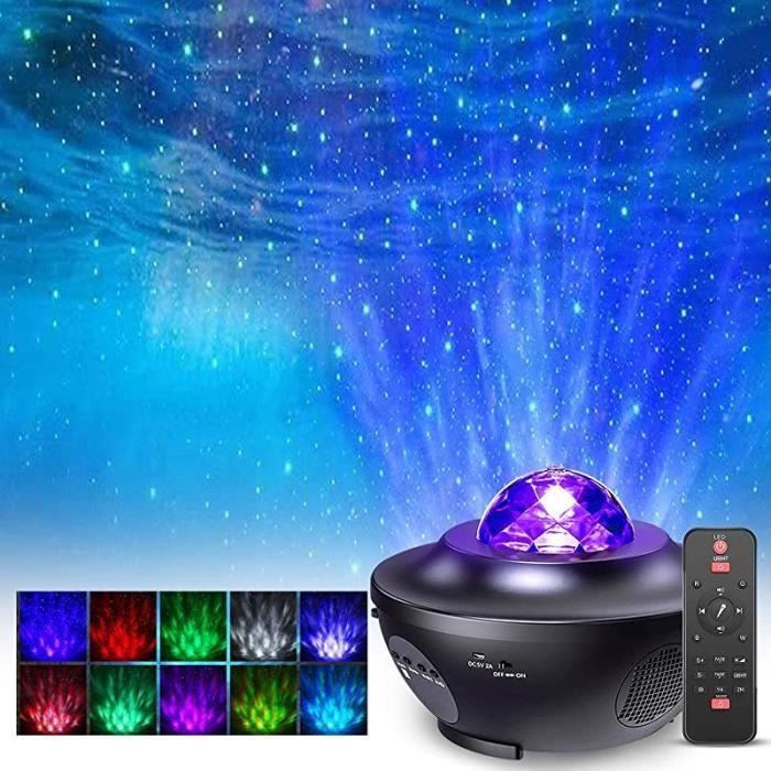 Veilleuse Projecteur Planètes et étoiles, Lumière de Projection 32 Modes  Éclairage Haut-parleur Bluetooth TF Card Lecteur de - Cdiscount Maison