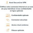 Avast VPN SecureLine 2024 - ( 3 Ans / 5 Appareils ) | Réseau Privé Virtuel (VPN) pour la Protection de la Vie Privée | Version Téléc-1