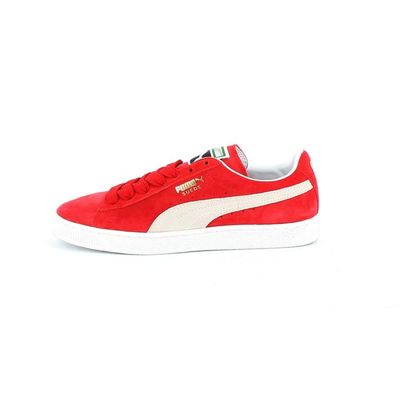 PUMA Baskets Suede Classic Rouge Blanc Mixte Rouge Cdiscount