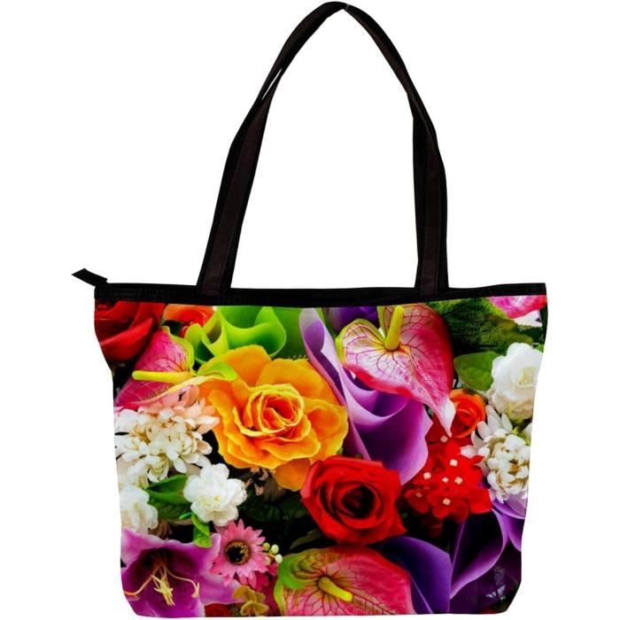 Sac épaule Vintage avec bandoulière - Sac à main femme fourre-tout en cuir