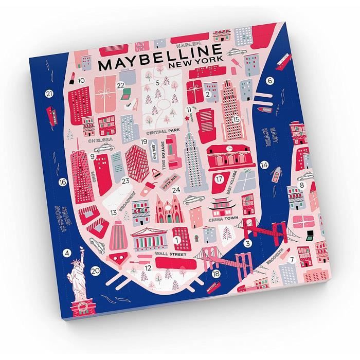 Maybelline New York - Calendrier de l'Avent maquillage 2021-24