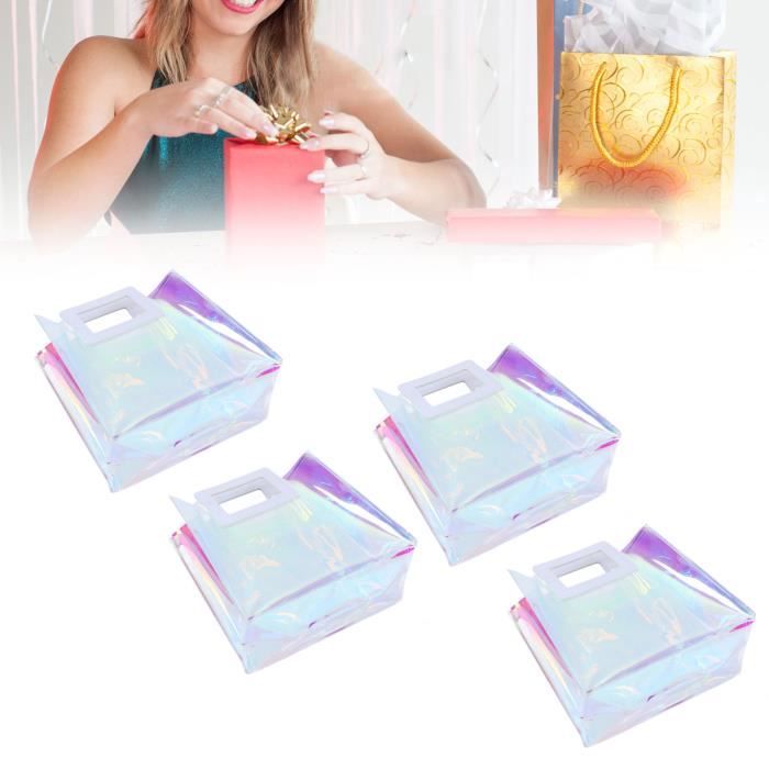 EJ.life Sac Cabas Iridescent Transparent Grande Capacit