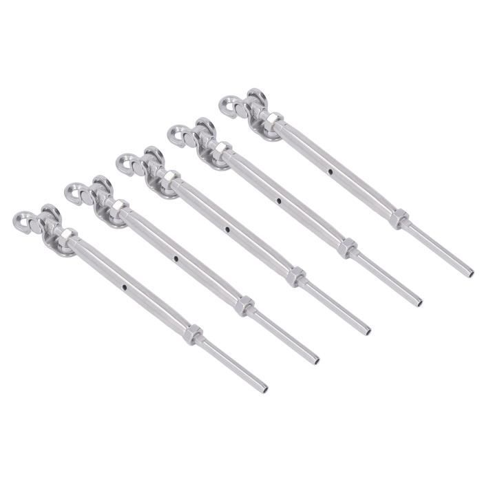 Lot De 10 Douilles Filetu00e9es M10 X 30 (D=13) Rondes En Acier Inoxydable