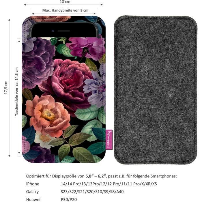 Pochette De Protection En Feutre Pour Téléphone Portable – Marque Kwmobile – Neuf Sous Blister