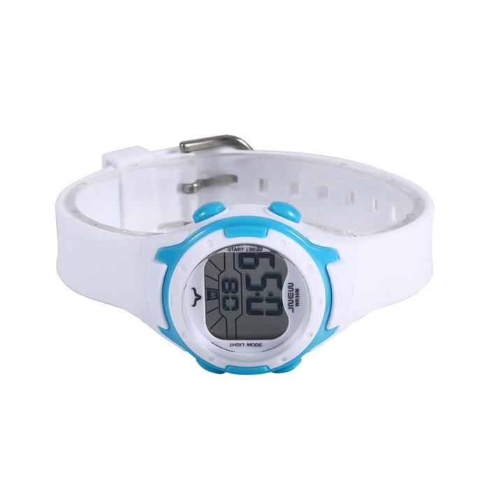 Montre Fille 6 Ans MNSWR Montre Bracelet Ajustable écran Digital