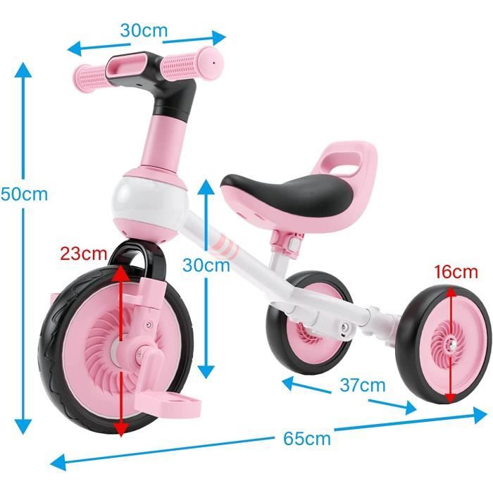 Velo store evolutif rose