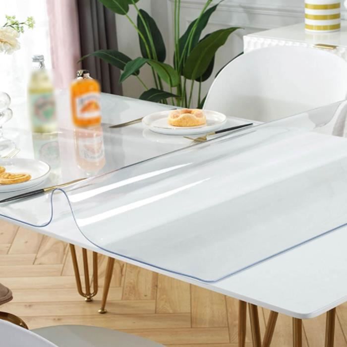 Nappe Transparente PRINT.GG 2mm - Protection Table Sur Mesure