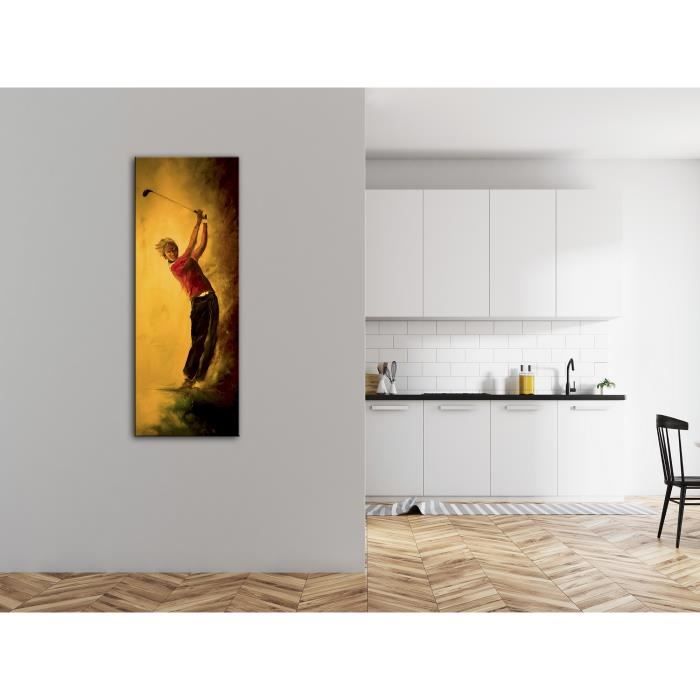 DECLINA, tableau decoration murale salon moderne, cadres decoratif mural, Tableau  deco photo PAYSAGE DES SEYCHELLES 120x50 cm : : Cuisine et Maison