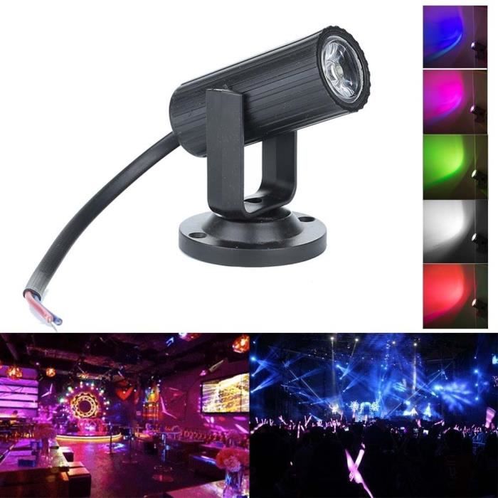 Mini Projecteur LED Pour Scène, Faisceau Lumineux 7 Couleurs
