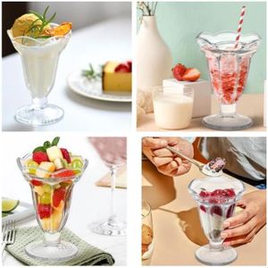 Coupes Dessert 300ml Lot 4 Verres à Glace Glasmark KROSNO 300ml - Coupes à Dessert Transparentes Lave-vaisselle Les Heures Fragiles Coupes Dessert 300ml Lot 4 Verres à Glace Glasmark KROSNO 300ml - Coupes à Dessert Transparentes Lave-vaisselle Les Heures Fragiles