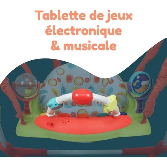 Balancelle jumper pour bébé avec tablette d'éveil – Bambisol