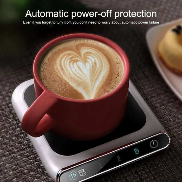 Noir - Mini chauffe-tasse USB portable, tasse à café, sous-verre