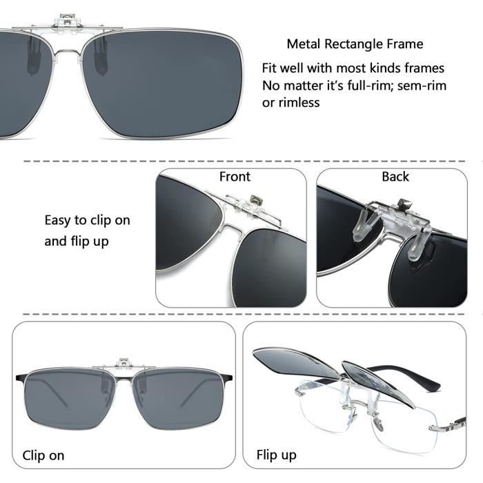 Verre solaire clipsable online