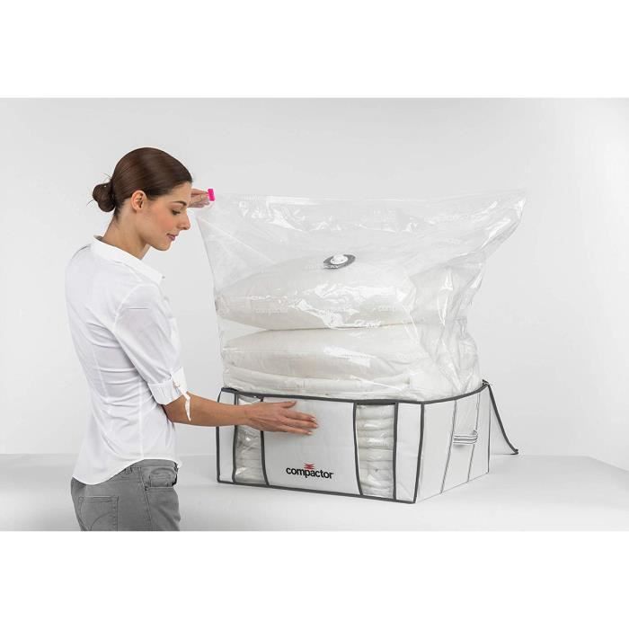 COMPACTOR Housse de rangement sous vide XXL (210L) 45 x 65 x 27 cm