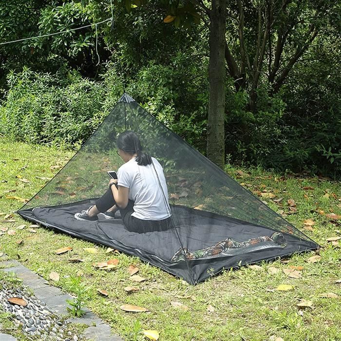 Moustiquaire De Lit Camping en Plein air Net de moustiquaire Gardez Les  Insectes de la Tente de randonnée pour Le lit de Camp 498 - Cdiscount Sport
