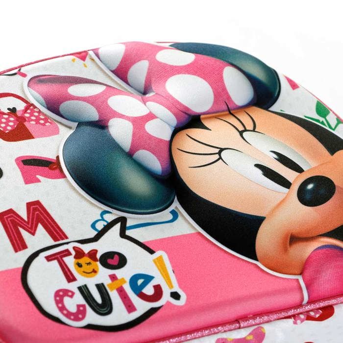 Boîte à Lunch Rectangulaire Minnie Mouse - Sans BPA - Design Printanier - Pour Enfants - Pratique Et Amusante