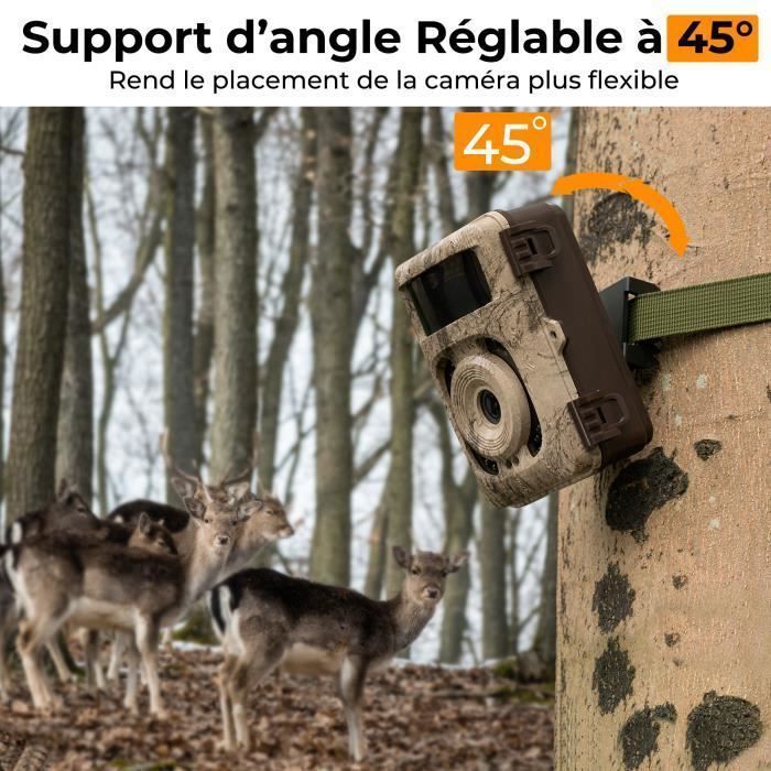 Kfc Camera K&F Concept Caméra de Chasse WIFI 4K 32MP Déclencheur 0,2s et Fonction ...