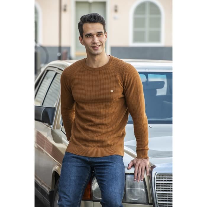 Pull couleur hotsell homme