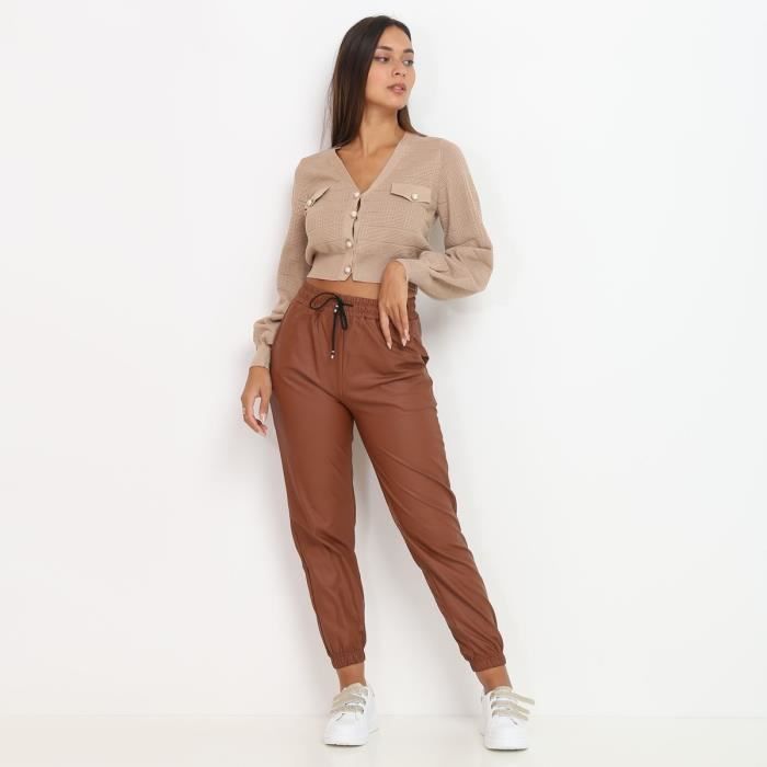 Pantalon style deals jogger femme