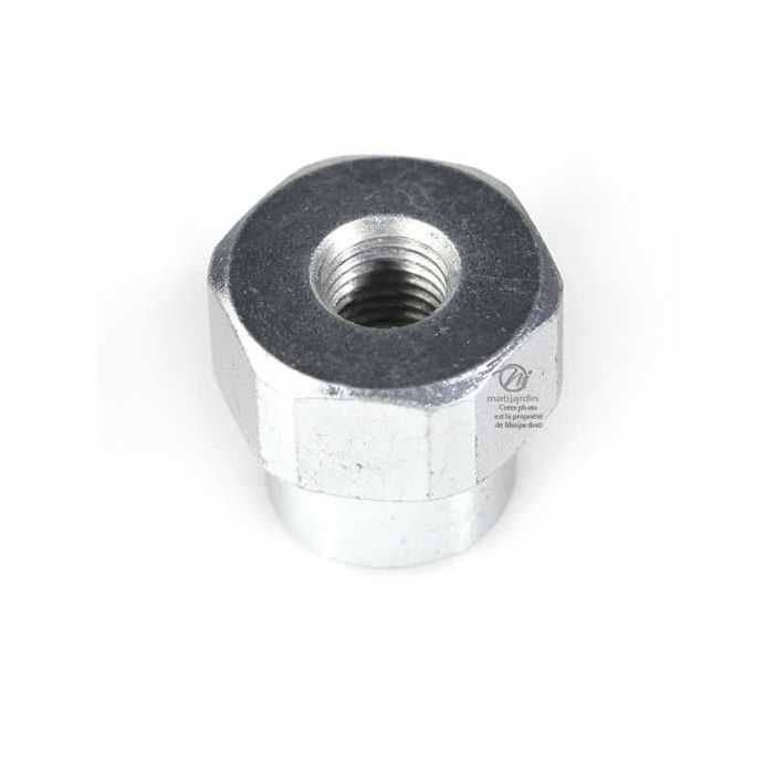 Matijardin Adaptateur Tête Débroussailleuse Super Pro Tecomec – Femelle 10x1.25 Pas Gauche, Pièce Compatible Motoculture