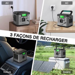 Générateur Solaire Portable 7500mAh + Panneau 6W – Charge USB, Lampes LED Pour Camping, Randonnée, Urgence
