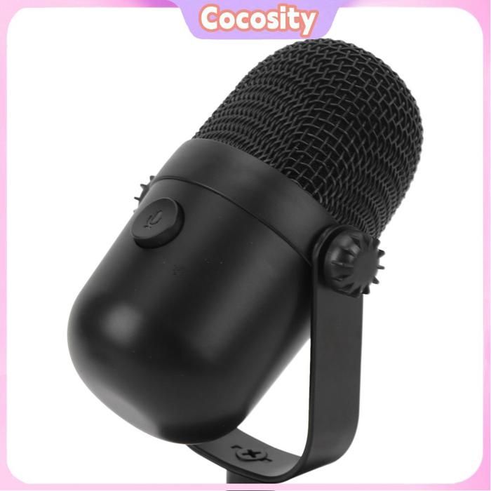 Micro USB Pour Ordinateur - Micro à Condensateur Plug & Play Avec Réduction De Bruit - Idéal Streaming, Jeux, Podcast