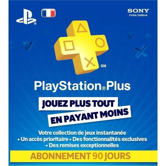 Abonnement Playstation Plus 12 Mois PSVita-PS3-PS4 - Cdiscount Jeux vidéo