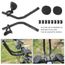 SODIAL Bouchons dextremite de barre 2 paquets Bouchons dextremite de guidon de velo de route en aluminium MTB Embouts de guidon noir