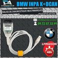 Mister Diagnostic® Cable Interface de diagnostique pour BMW MINI - INPA K+DCAN OBD2 EDIABAS NCS OBD-0