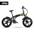Vélo électrique Fat Bike Jeep 20" Noir - XiongDa 36V 250W - Shimano 7 vitesses - Autonomie 60 km-0