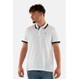 Polos tommy jeans reg solid tipped ybr white-0