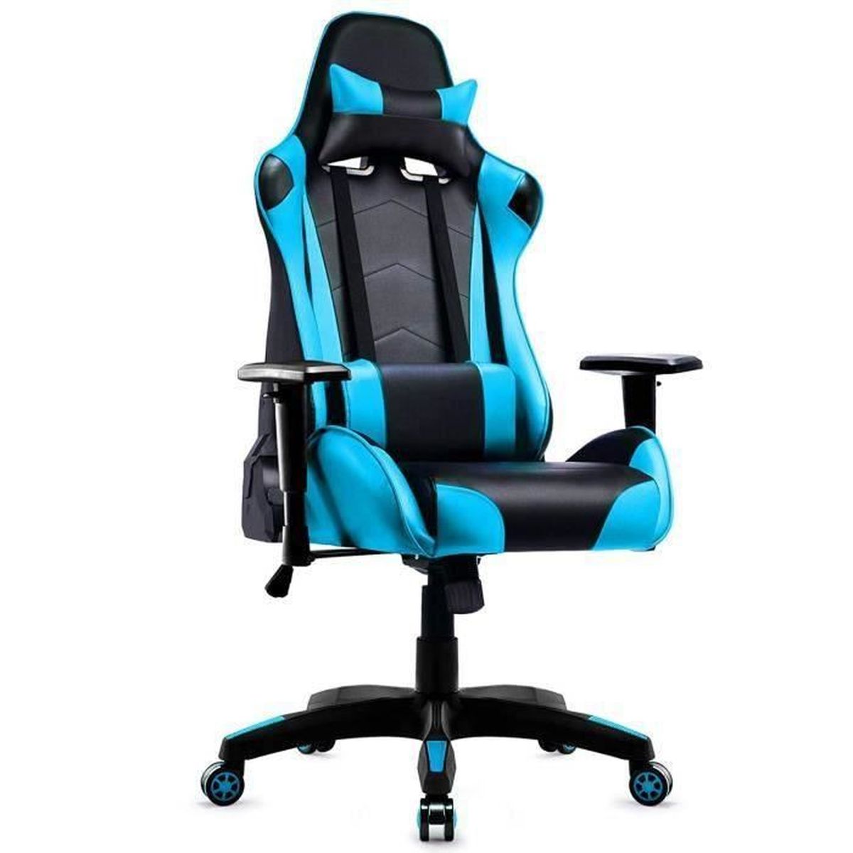 IWMH Siège Gaming  Fauteuil de Bureau Gaming Pro En Similicuir